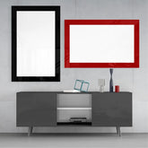 Bordered Custom Print on Glass.